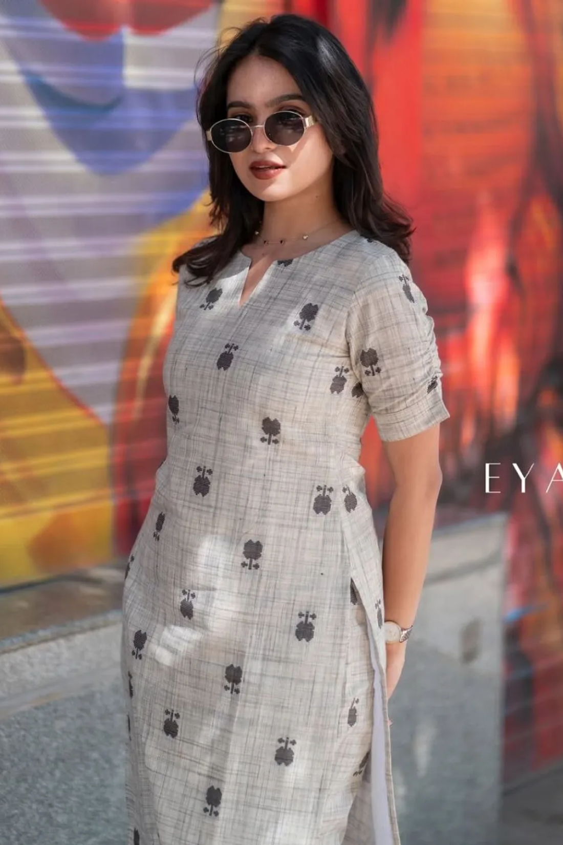 Sharda Ethnic LILAN Premium Cotton Kurta Pant Set – Soft Printed Straight Fit Co-Ord Set with Cotton Lining