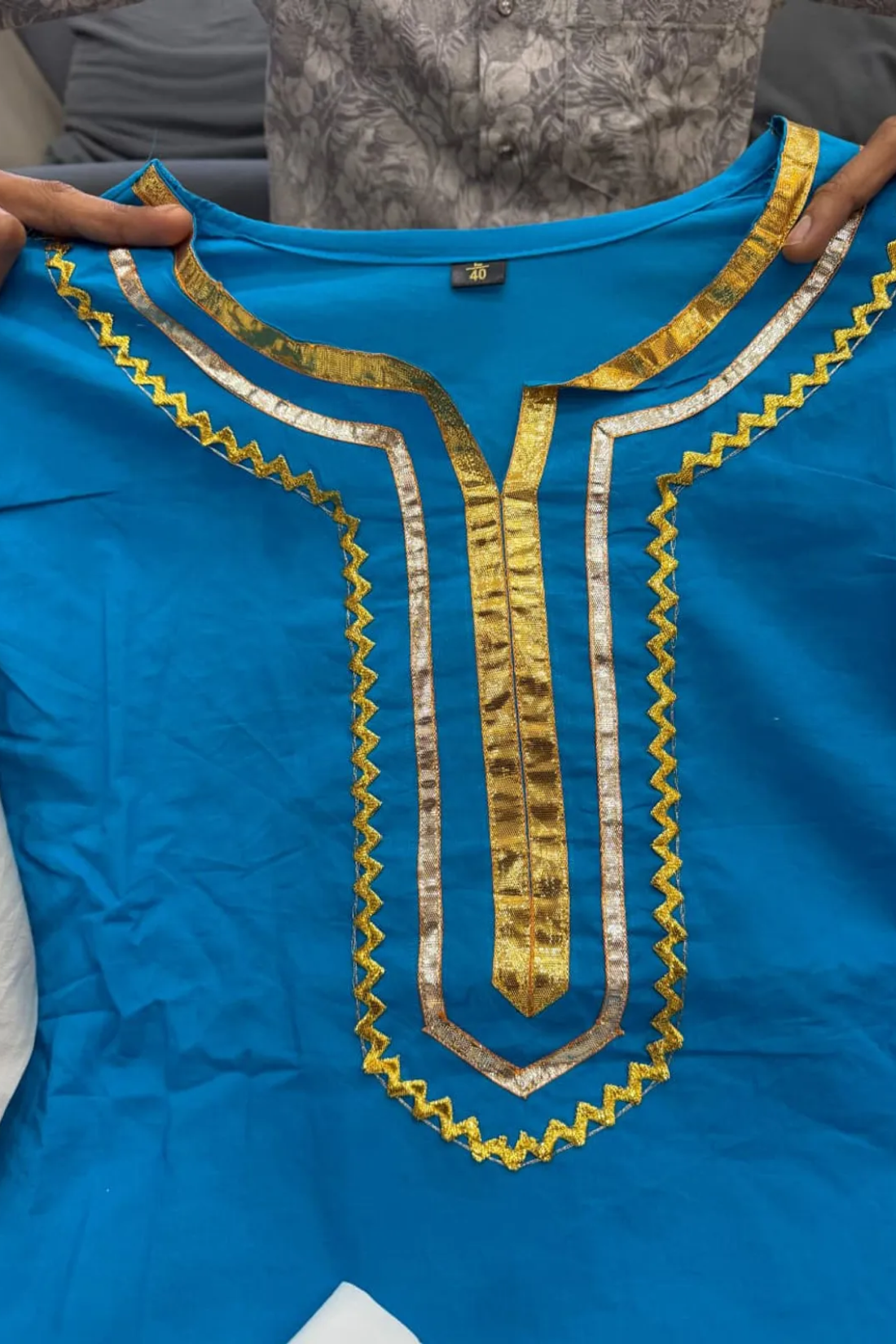 Sharda Ethnic Noor – Neelika - Premium Jaipuri Cotton Kurta Palazzo Set